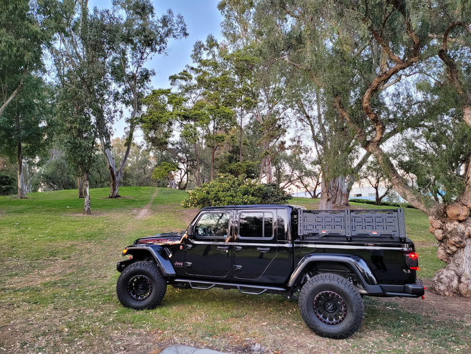 jeep gladiator bed rack tonneau edition