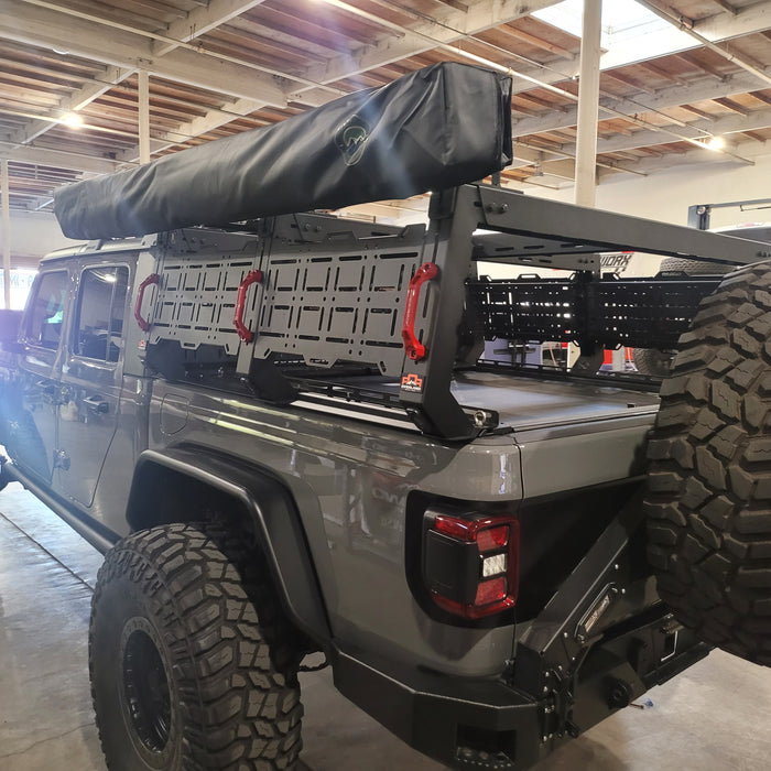 jeep gladiator bed rack tonneau edition