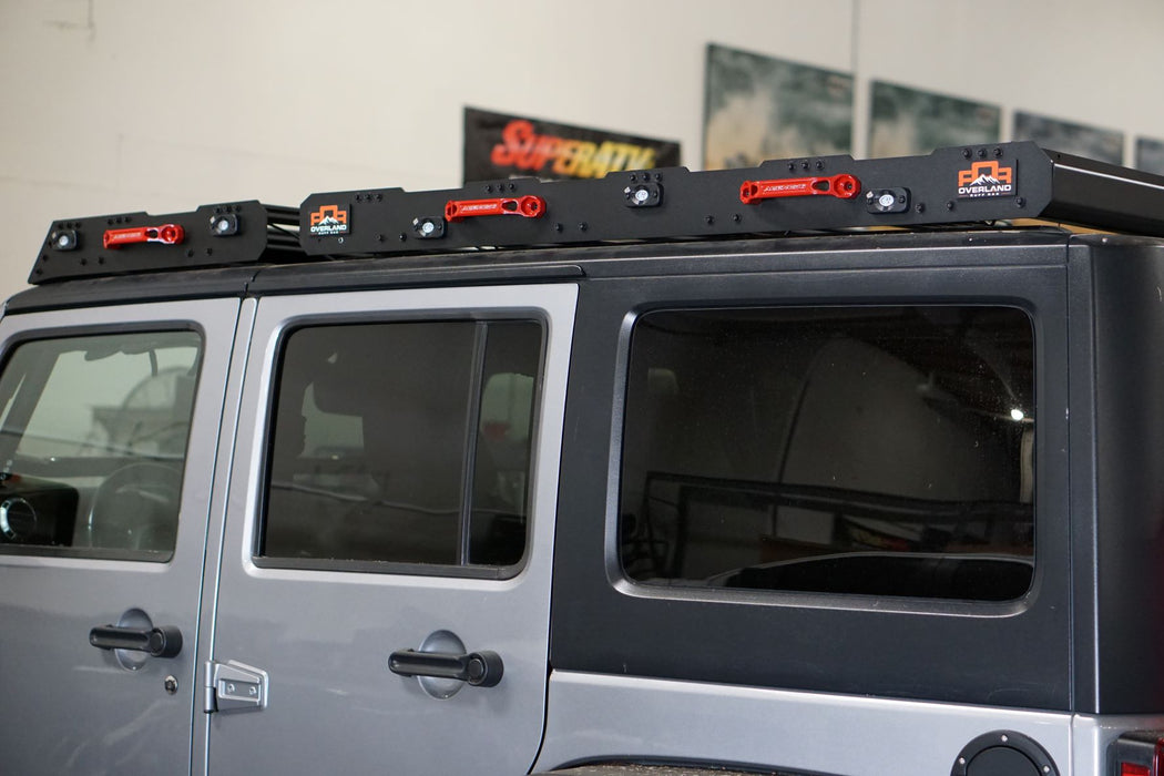 jeep jku/jlu utility roof rack (back half of split rack) overall dimensions for rear rack 59.00 x 51.00 (reference only)