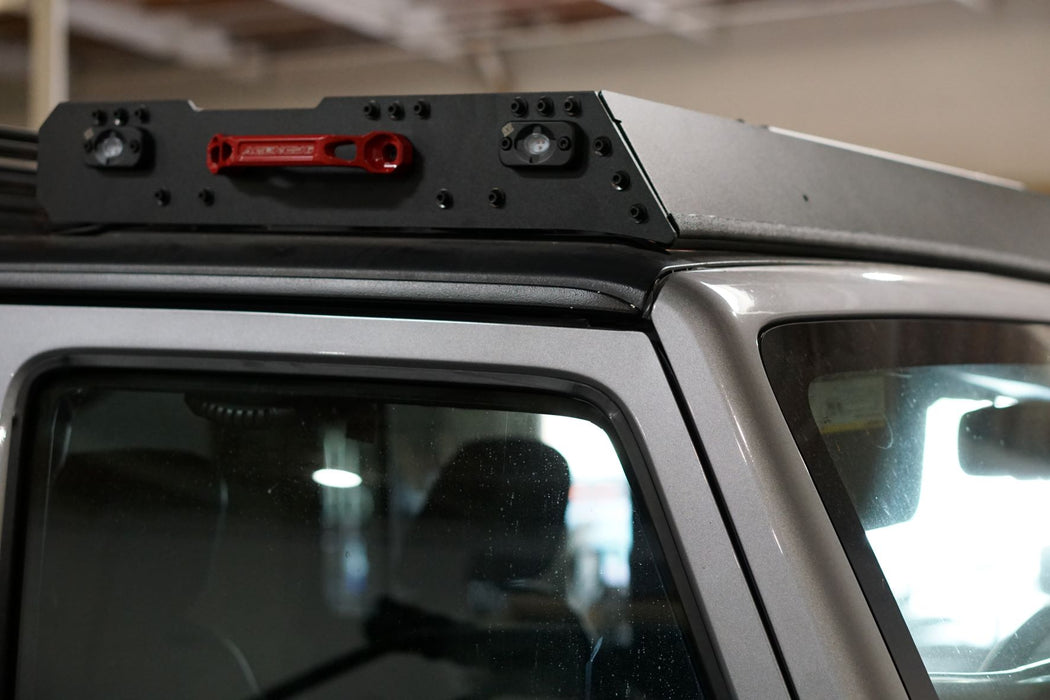 jeep jku/jlu front stub rack overall dimensions for front rack 59.00 x 26.00 (reference only)