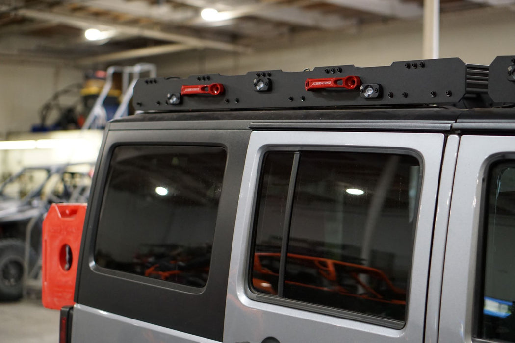 jeep jku/jlu utility roof rack (back half of split rack) overall dimensions for rear rack 59.00 x 51.00 (reference only)