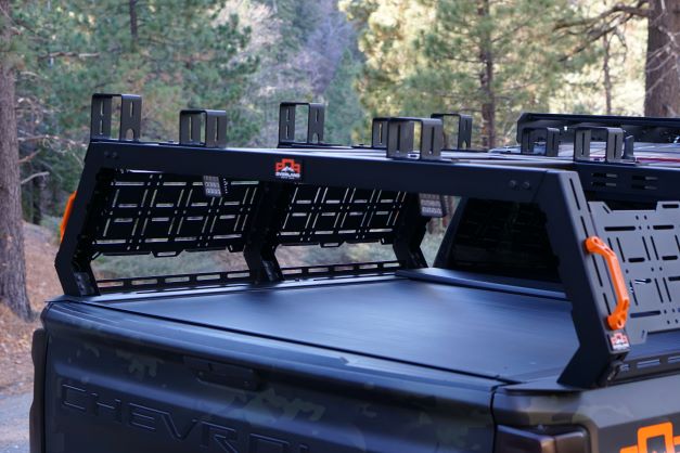 GMC AT4 carbon Pro Bed Rack | Overland Ruff Rax