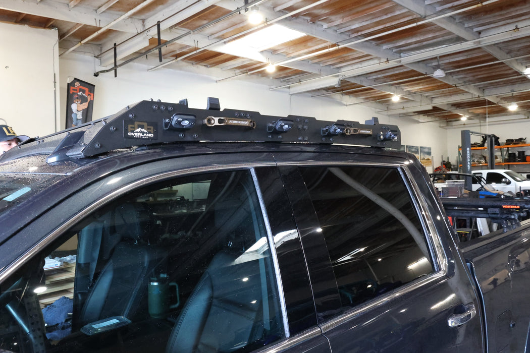 Chevy Silverado Condor Roof Rack w/Rigid Industries Original Adapt Lightbar Cut Out