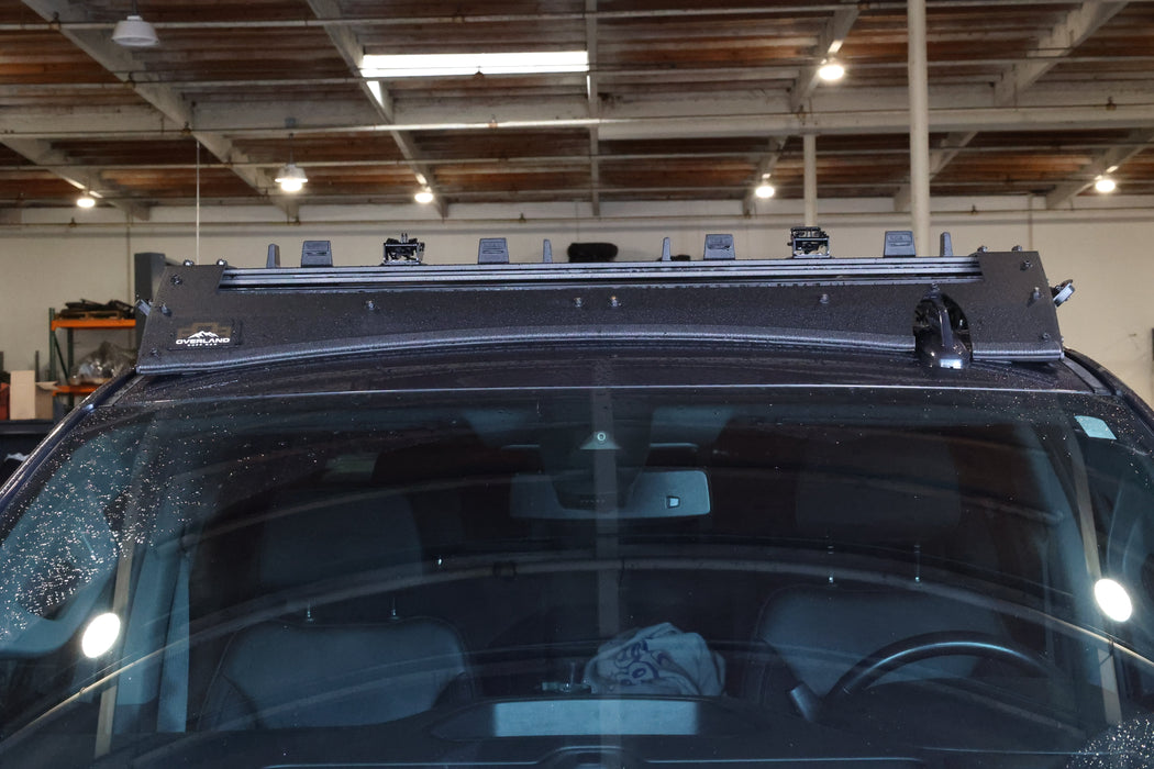 Chevy Silverado Condor Roof Rack w/Rigid Industries New E Adapt Light Bar Cut Out