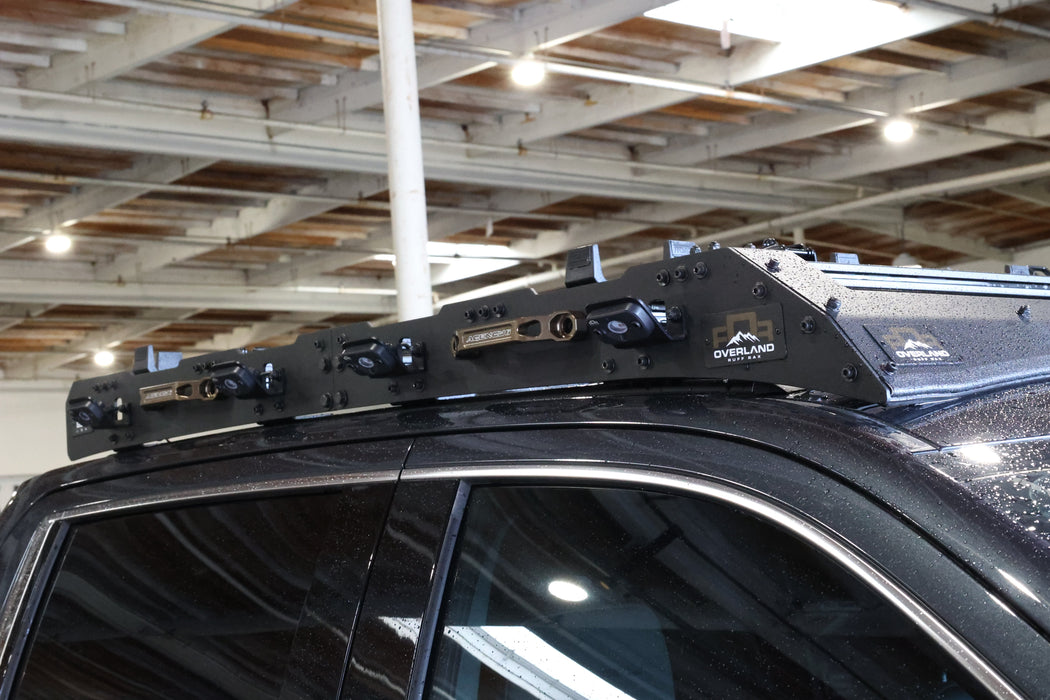 Chevy Silverado Condor Roof Rack w/Rigid Industries Midnight Series Light Bar Cut Out