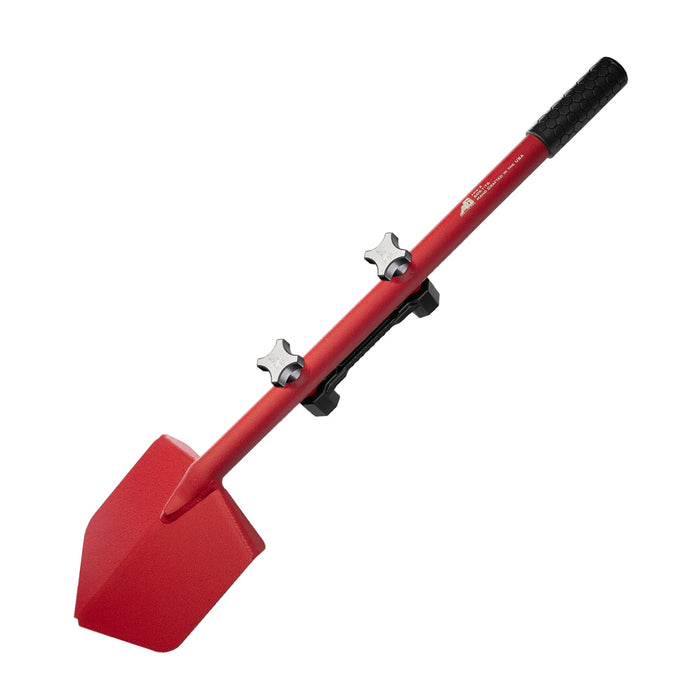 Shovel / Mount Combo - Red LONG Shovel / Black SSM with Knobs